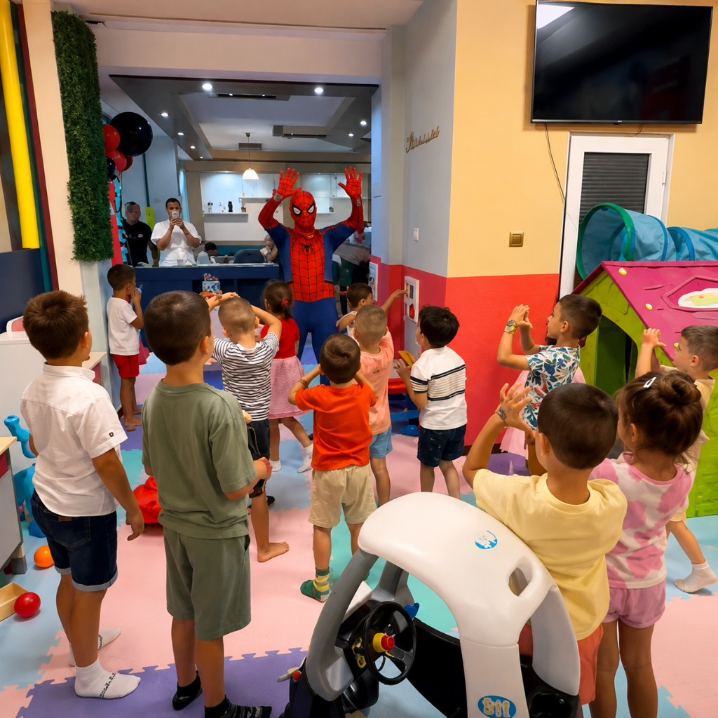 Анимация и игри в детски център Бургас